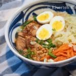 Braised Chicken Egg Noodle Soup