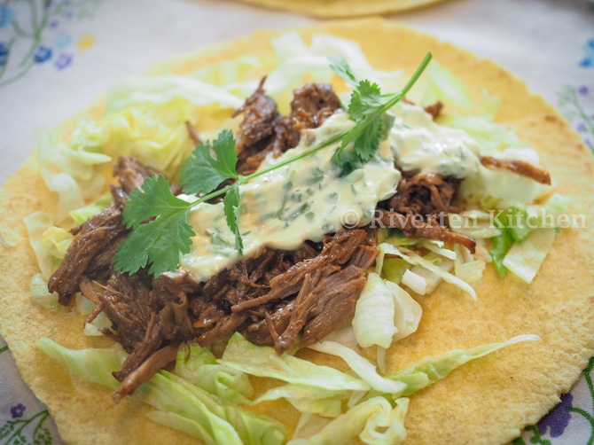 Tacos with Asian Pulled Pork