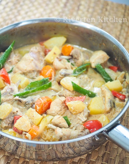 Pineapple Chicken Stew with Evaporated Milk