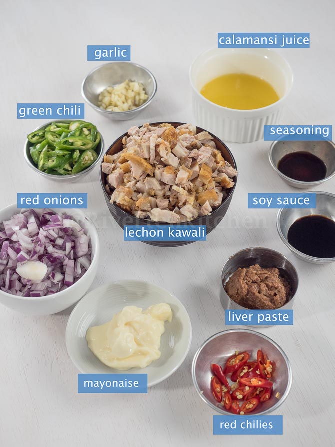 how to make Pork Sisig Lechon
