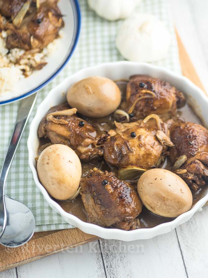 Chicken Adobo with Eggs