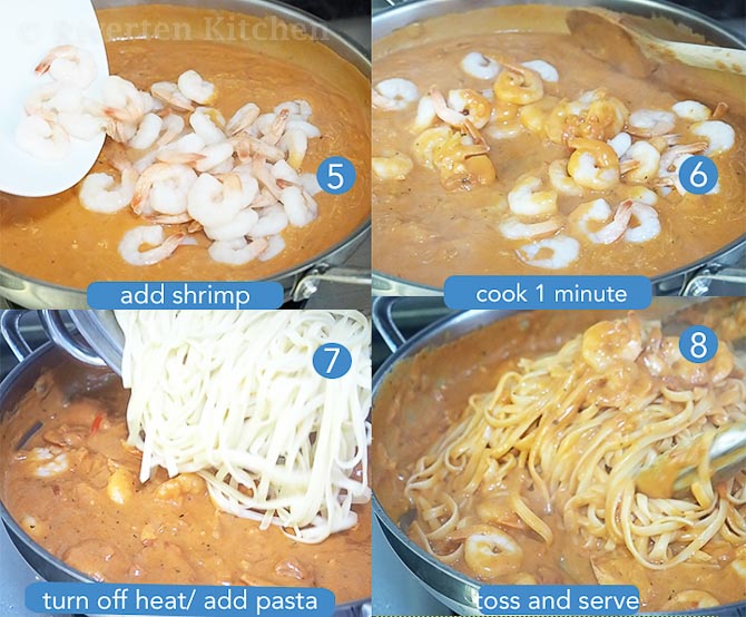 Creamy Shrimp Pasta recipe