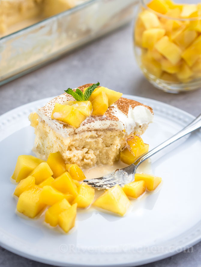 Not too Sweet Tres Leches Cake recipe