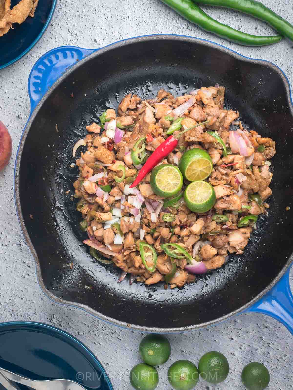 How to make Sisig using Chicken