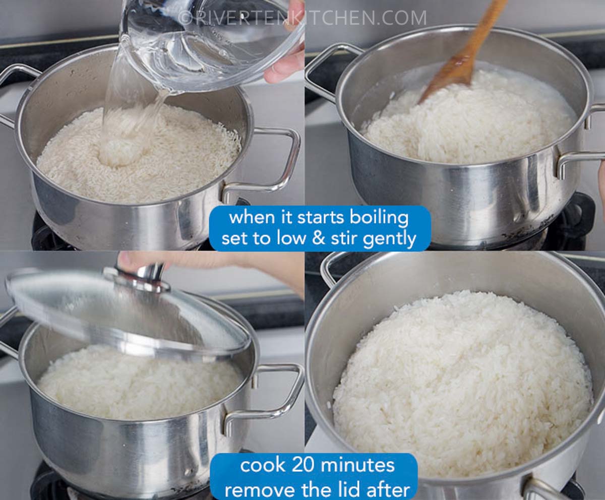 glutinous rice cooking steps