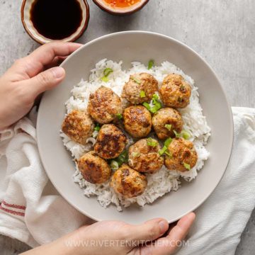 Pork Meatballs Asian style