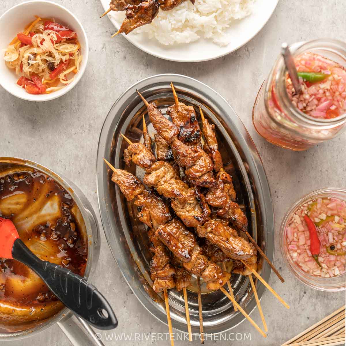 Filipino Pork BBQ Skewers (Grill, Oven, or Air-Fry)