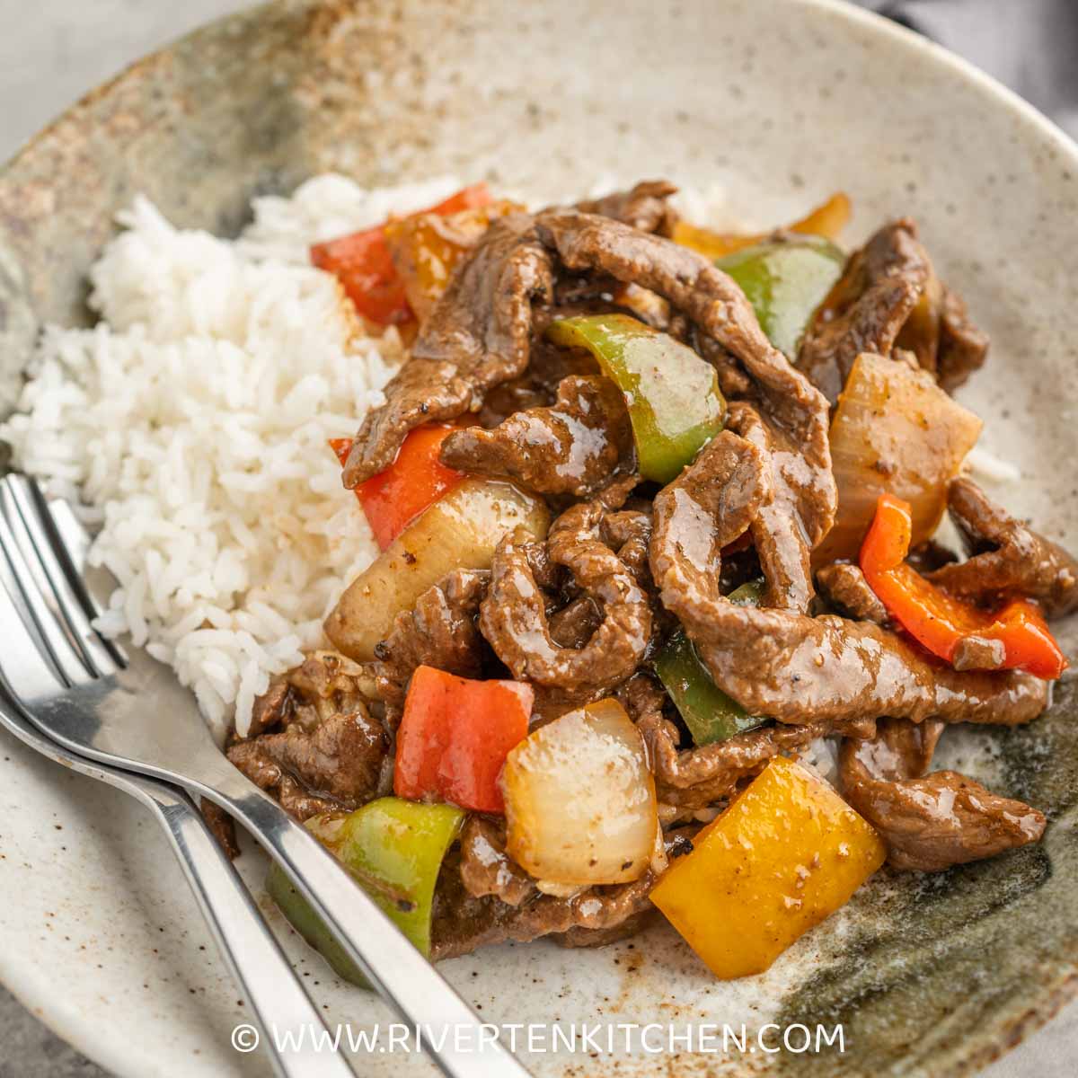 Black Pepper Beef Stir Fry (Chinese style)